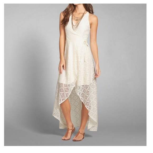 Abercrombie & Fitch Dresses & Skirts - FLASH SALE Abercrombie & Fitch Crochet Wrap Dress